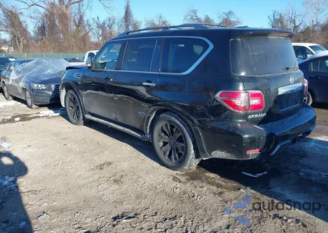 2019 Nissan Armada Platinum z USA, uszkodzony, nr VIN JN8AY2NE4K9756768